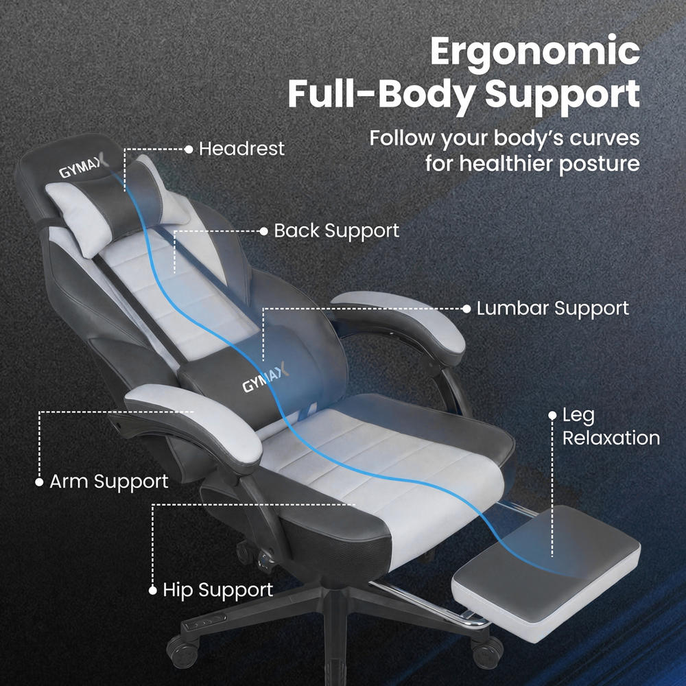 Ergonomic Video Game Chair Wit - Video Games ulasan dan harga